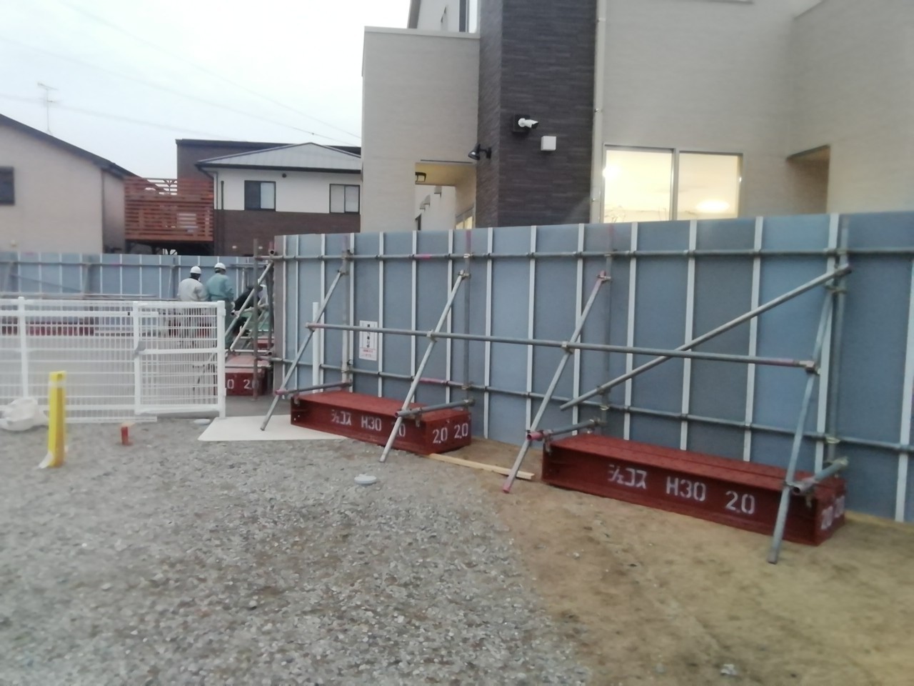 仮囲い工事|施工事例|株式会社櫻建|熊本県合志市にある足場工事専門会社